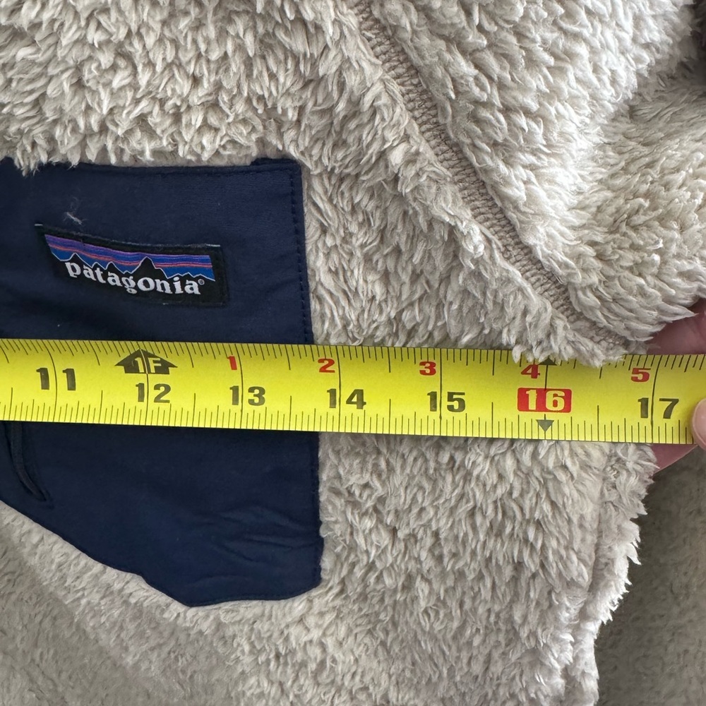 Patagonia Men's Los Gatos Crew - Cream and Blue - Picture 4 of 5